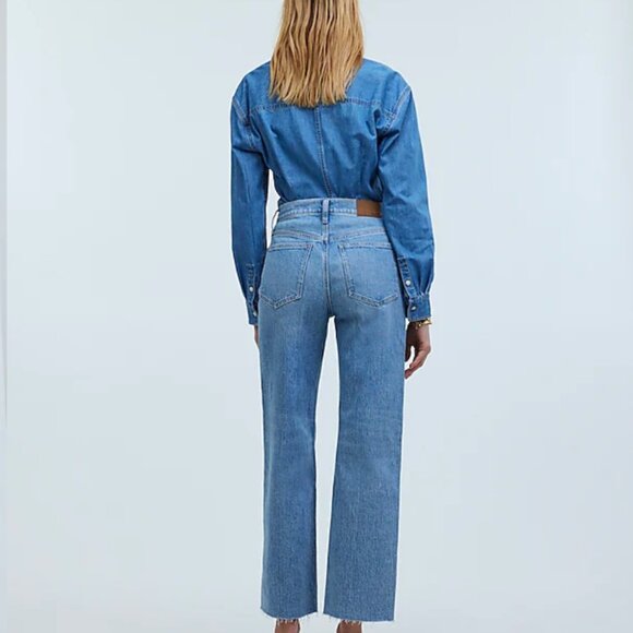 Madewell The Perfect Vintage Wide-Leg Crop Jean - Picture 3 of 9